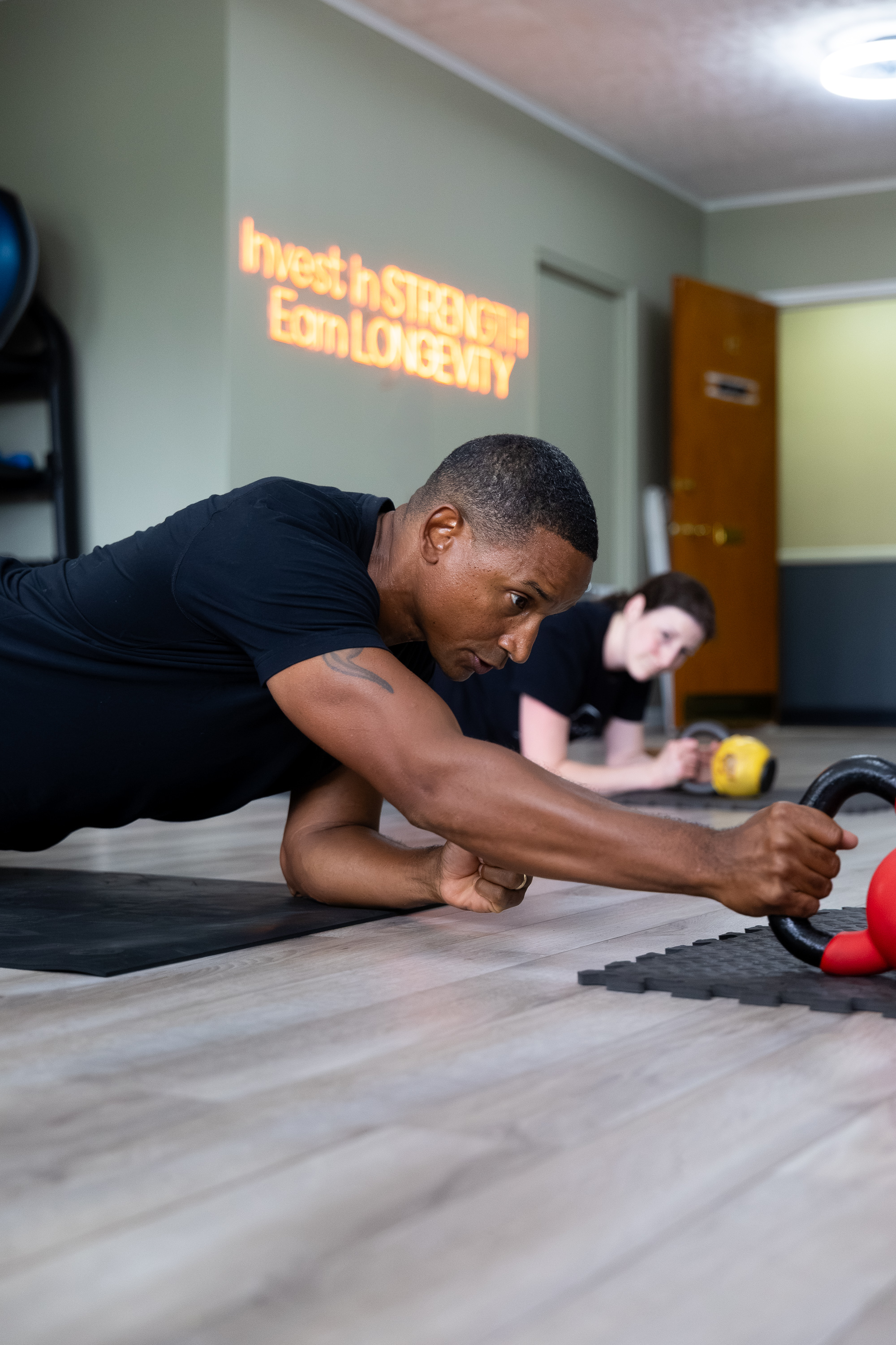 Damion plank training